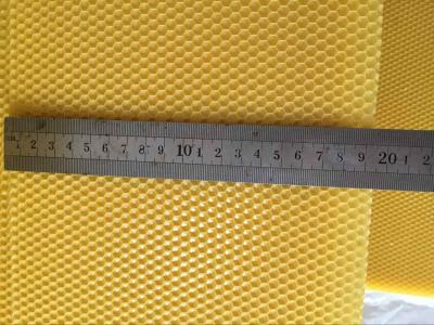 China Customized Size Comb Foundation Sheet Beekeeping Equipment Honey Yellow for sale