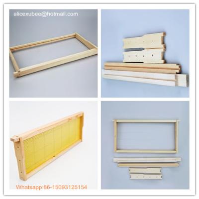 China Beekeeping Wooden Bee Frames / Chinese  Beehive Frame Size Customized for sale