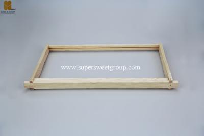 China Professional Unassembled Bee Frames Lightweight Wooden Beehive Hive Frame for sale