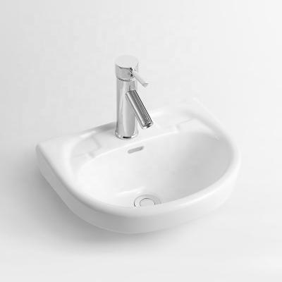 China Good Quality Modern Hot Selling Econimic Wall-hung Wash Basin For Bathroom Hotel Projuct for sale