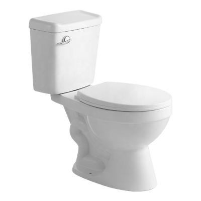 China Double-Flow Bath Bathroom Hotel Two Piece Flush Ceramic Toilet for sale