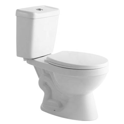 China Double-Flow Ceramic Two-Piece Toilet for sale