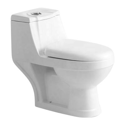 China Wc Ceramic Sanitary Ware Double-flush Saudi Arabia Middle East Chaozhou Supplier One Piece Toilet for sale