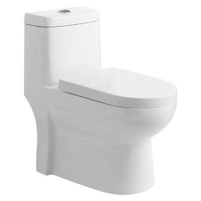 China Wholesale Cheap Sanitary Ware Double-Flow Price Ceramic Toilet One Piece Wc For Hotel for sale