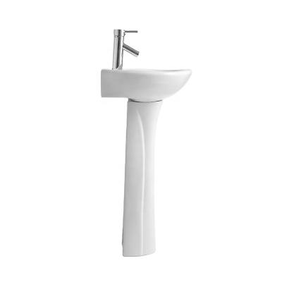 China Various Good Quality Hand Pedestal Wash Basin Modern Ceramic Bathroom for sale