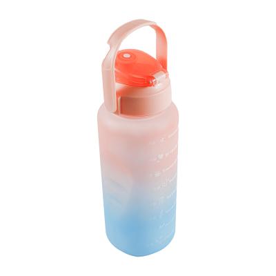 China Sustainable Water Bottle 2l Gym Sports Motivational Sports Motivational Tritan Water Bottle Gym for sale