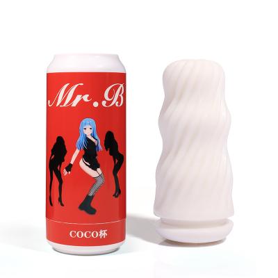 China Handheld Masturbator TPE+ABS Handheld Male Masturbation CUP For Male for sale