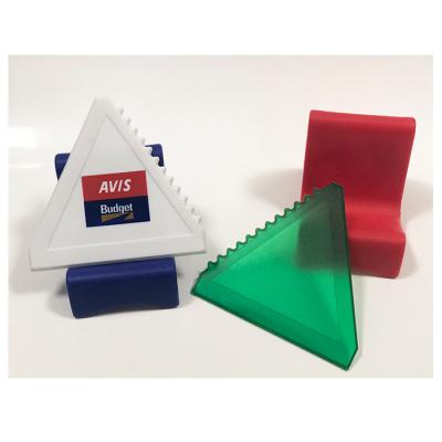 China PTIS-014 PS Triangle Shape Plastic Ice Scraper for sale