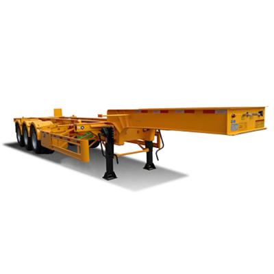 China Truck Trailer Hot Sale 20ft 40ft Container Skeleton Chassis 2/3/4 Axles Cargo Semi Truck Trailer For Transportation Skeleton Semi-Trailer for sale