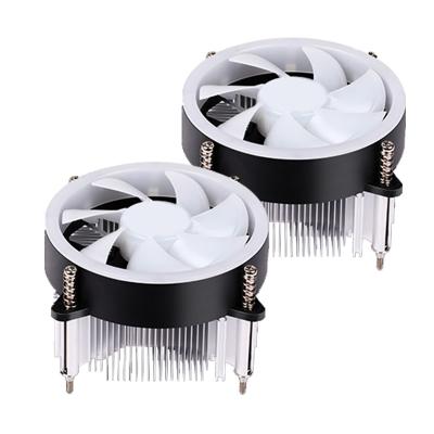 China CPU LGA 1151 1155 1366 Intelligent CPU Air Cooler RGB Temperature Control Fans For Computer for sale