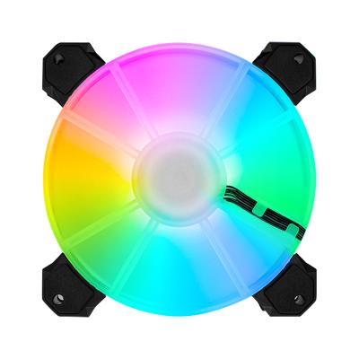 China Cooling Computer Case 12cm RGB Cooling DC Fan Cooling DC 12V 120mm Computer Cooler 3/4 Male Connector PC Computer Case Fan for sale