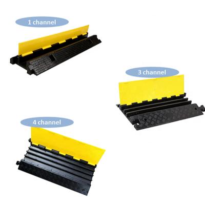 China Durable Wholesale Custom Double Deck Protector Rubber Hump Ramp Cable Protector for sale