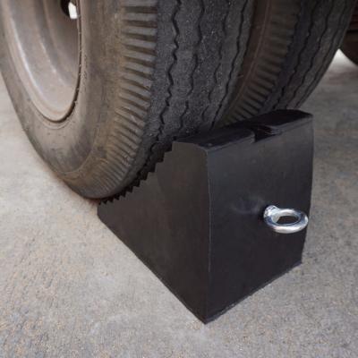 China Factory Directly Durable Heavy Duty Rubber Wheel Chock Car for sale