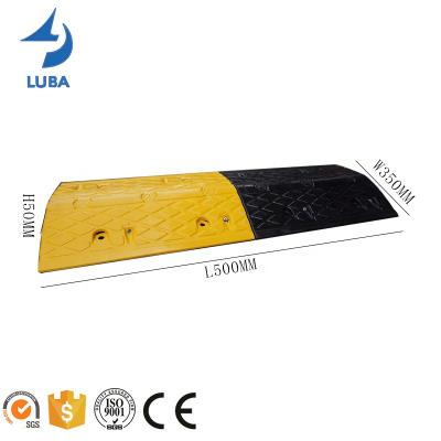 China Durable Hot Selling Road Bump Breaker Durable Reflective Rubber Speed ​​Bump for sale