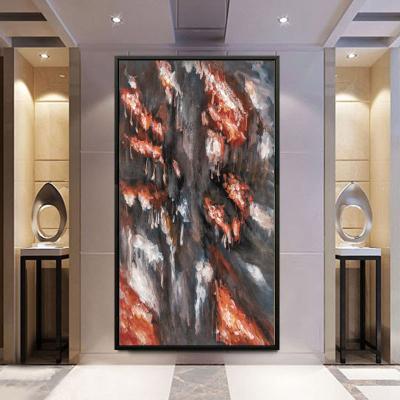 China Popular Custom Abstract Wall Art Hotel Artwork Abstract Oil Painting On Canvas for sale