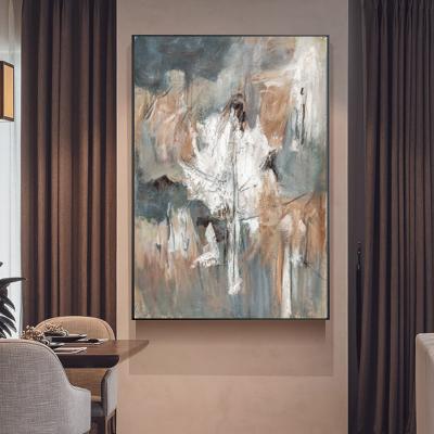 China Latest Design Abstract Wall Decoration Large Abstract Oil Painting For Hotel Living Room for sale