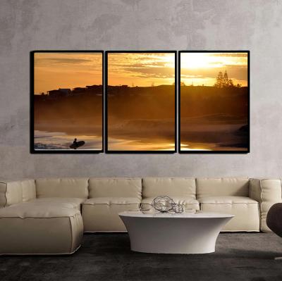 China Beautiful Modern Chinese Painting Landscape Seascape Canvas Wall Banner Oil Painting for sale