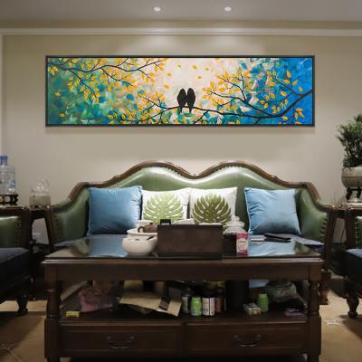 China Modern Popular Modern Wall Decoration Bird Love Happiness Master Bedroom Bedside New Product Hanging Painting for sale