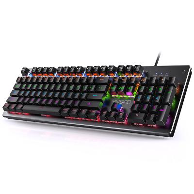 China Latest Gaming Mechanical Keyboards Computer Multimedia USB Mechanical Keyboard Cable Cover For Professional Gamers In Office for sale