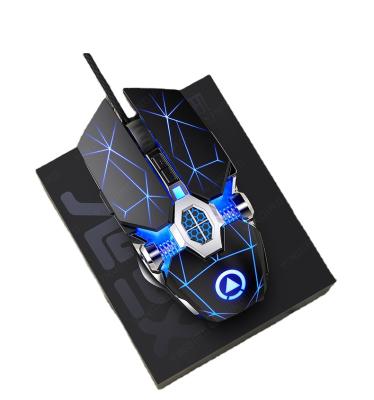 China New Design 3D Wired Gaming Mouse Waterproof Both Hands Play USB Optical 3200DPl Mouse for sale