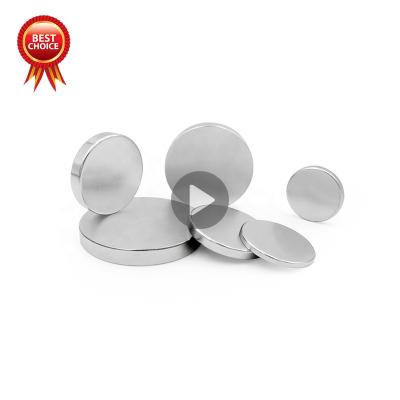 China Industrial Custom Disc Neodymium Magnet Round Magnets N52SH N35 N38 N40 N42 N48 N50 for sale