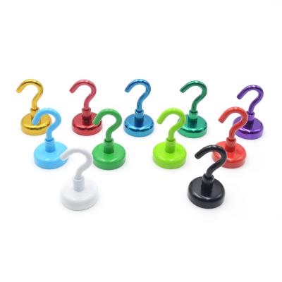 중국 Industrial Magnet Colorful Strong Powerful Neodymium Magnetic Hooks 판매용