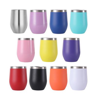 China Durable Double Wall Insulation Coffee Cup Mugs Travel 304stainless Steel Vacuum Wine Tumbler for sale