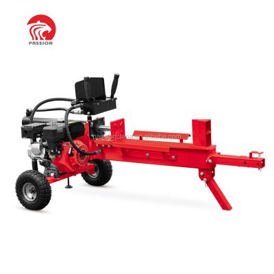 China Cultivate 12 Ton Gasoline Hydraulic Horizontal Log Splitter Log Splitter for sale