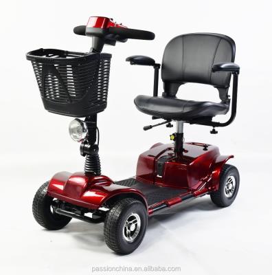 China Unisex Electric Scooter 4 Wheel 3 Wheel Disabled Scooter with Chair for Disabled Wheelchair Mobility Scooter for sale