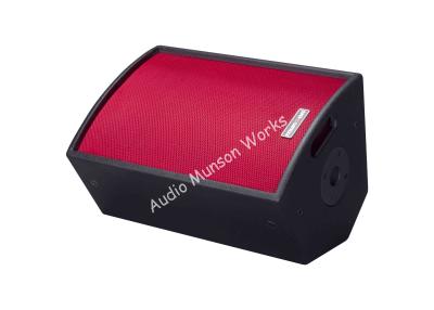 China Pro Loudspeaker Stage Monitor Coaxial Passive PA Speakers With Black / Red for sale