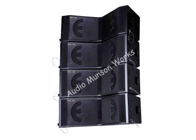 China Double 8'' Line Array PA System , 250W Mini Ridge Line Array System For Church for sale