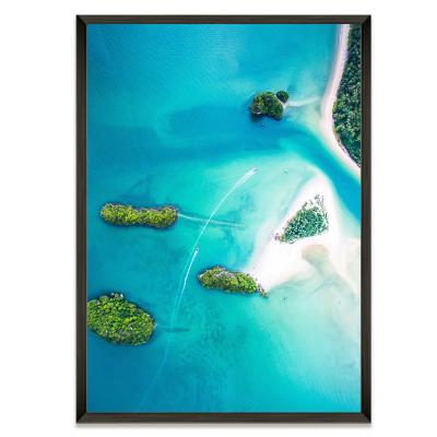 China Modern Seascape Paintings Home Decor Painting Poster Packing Large Wall Art Landscape Paintings On Canvas Modern Style for sale