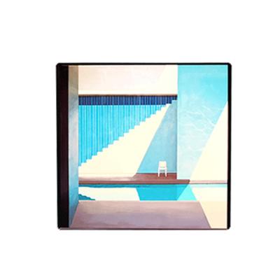 China New Classic/Postmodern Wall Abstract Paintings For Living Room Frame Hotel Artwork Modern Painting Titanium Wall Art Painting On Canvas for sale