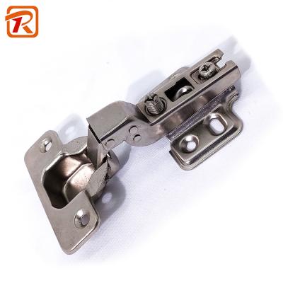 China Contemporary Furniture Hardware Fitting 35mm Foot One Way Ordinary Fixed Bathroom Cabinet Door Hinges for sale