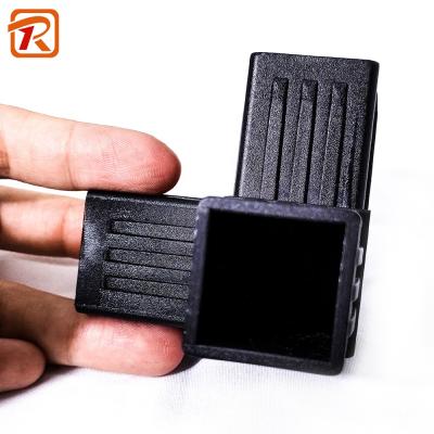 China Traditional Plastic Corner Parts Square Tube Connector Three Way Plastic Corner Connector for sale