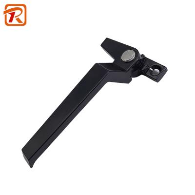 China Modern Aluminum Black Handle Oxidation Hand Door Handle For Sliding Door Window for sale