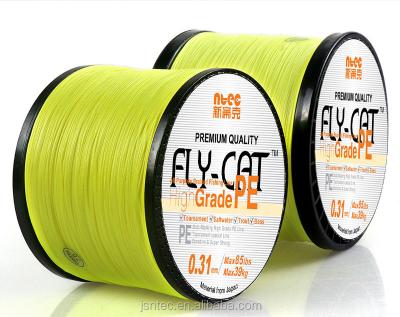 China Floating Line 300M 500m 1000M Multifilament PE Braided Fishing Line Brand Series 4 Strands Super Strong 10lb-80lb for sale