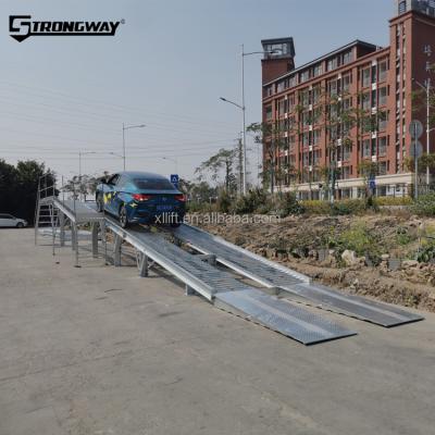 China CAR REPAIR MAINTENANCE LIFTING UP garage 2T car ramp cheap price folding car ramp hot galvanizing strongway ramps for sale for sale