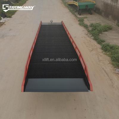 China Factory Factory Loading Ramps Good Performance Mobile Container Dock Ramp Hydraulic Loading Ramps 15tons For Trucks for sale