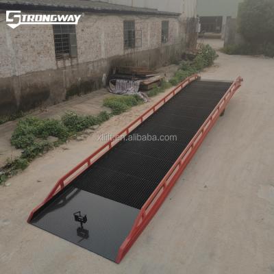 China Factory Customized 10tons Mobile Dock Loading Ramps Container Ramp Industrial Portable Ramp New Design For Forklift for sale