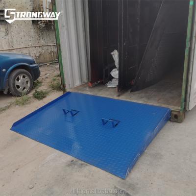 China Loading and Unloading 10 Ton Container Forklift Loading Ramp for Factory for sale