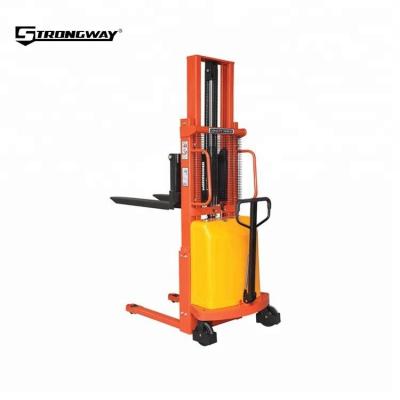 China Xinsheng Semi-Electric Pallet Stacker Forklift Stacker For Sale 1500kg for sale