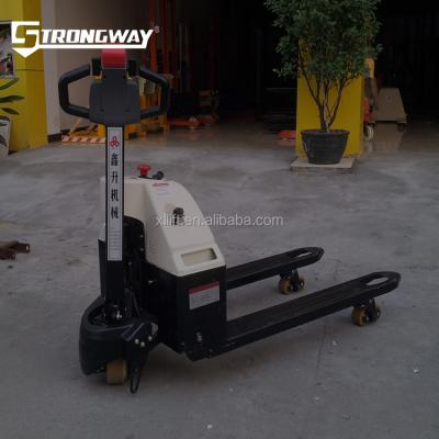 China Hotels Factory Strongway China Small Electric Truck With 1Tons Full Electric Pallet Truck Mini Electric Pallet Truck For Sale for sale