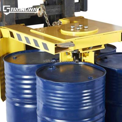 China High quality industrial manual drum lifter L4F clamp forklift drum lifter drum lifter from factory on hot sale for sale