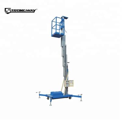 China Aluminum alloy portable vertical mast lift manlift work platform for sale for sale