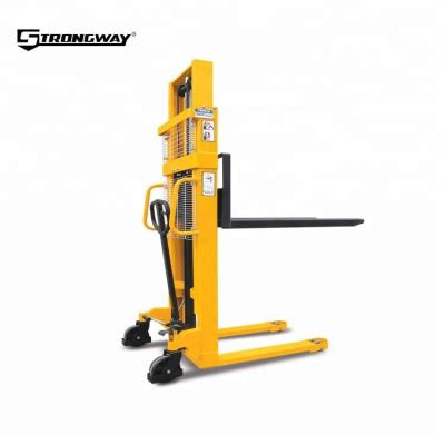 China Economy type of manual hydraulic stacker for sale 1000kg for sale