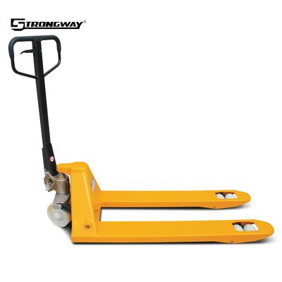 China Manual hand wide pallet truck in china for sale 2000kg for sale