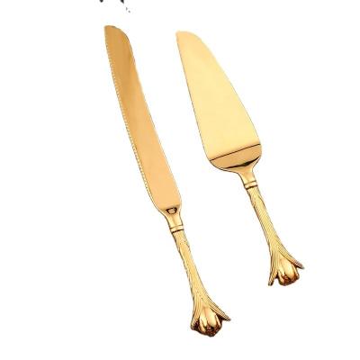 China Viable Zinc Alloy Pizza Spatula Cake Spatula Stainless Steel Tool Kit Dessert Triangle Spatula Western Baking Knife for sale