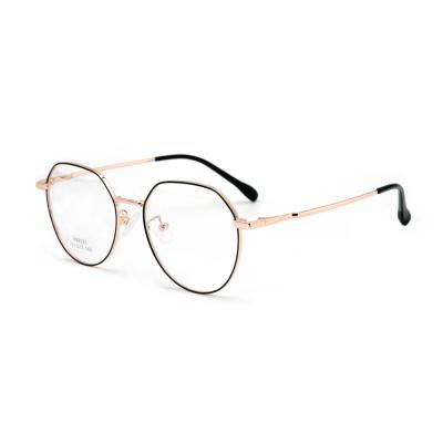 China Vintage Trendy Metal Optical Frames Wholesale New Monocle Round Shape Monocle Frames For Women Men Classic Eyewear for sale