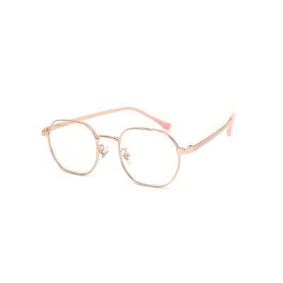 China 2023 latest design fashion metal vintage frame anti glass trendy blue light glasses for sale